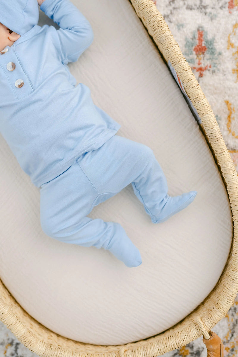 Baby Boy Outfits, Newborn Outfits for Boys, Blue Newborn Outfit - Baby Blue - Stroller Society