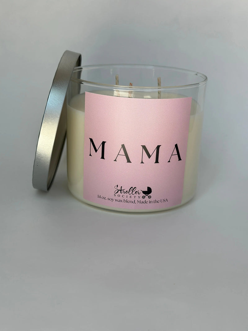 Mama and Dada 3 Wick Soy Candles - Stroller Society