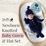 Soft Newborn Gown With Hat