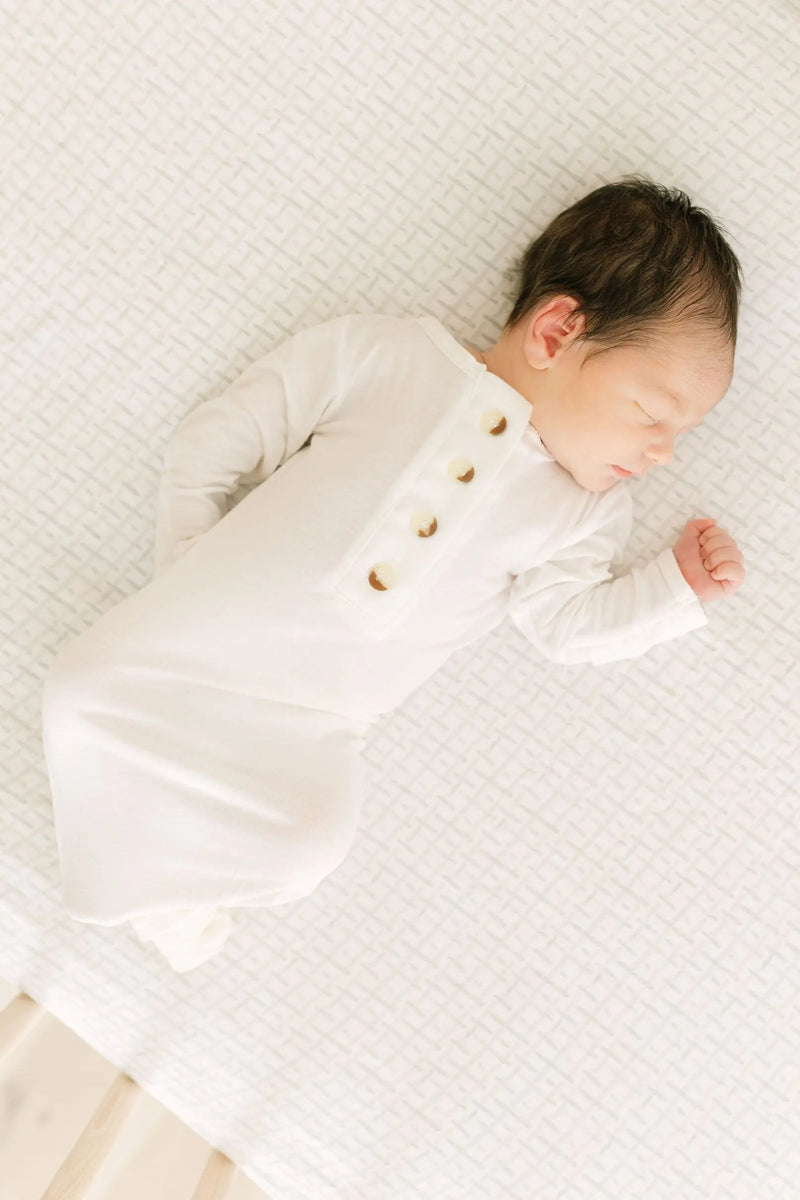Newborn Outfit Baby Gowns White Unisex Baby Clothes