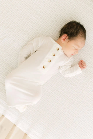 Newborn Outfit Baby Gowns White Unisex Baby Clothes