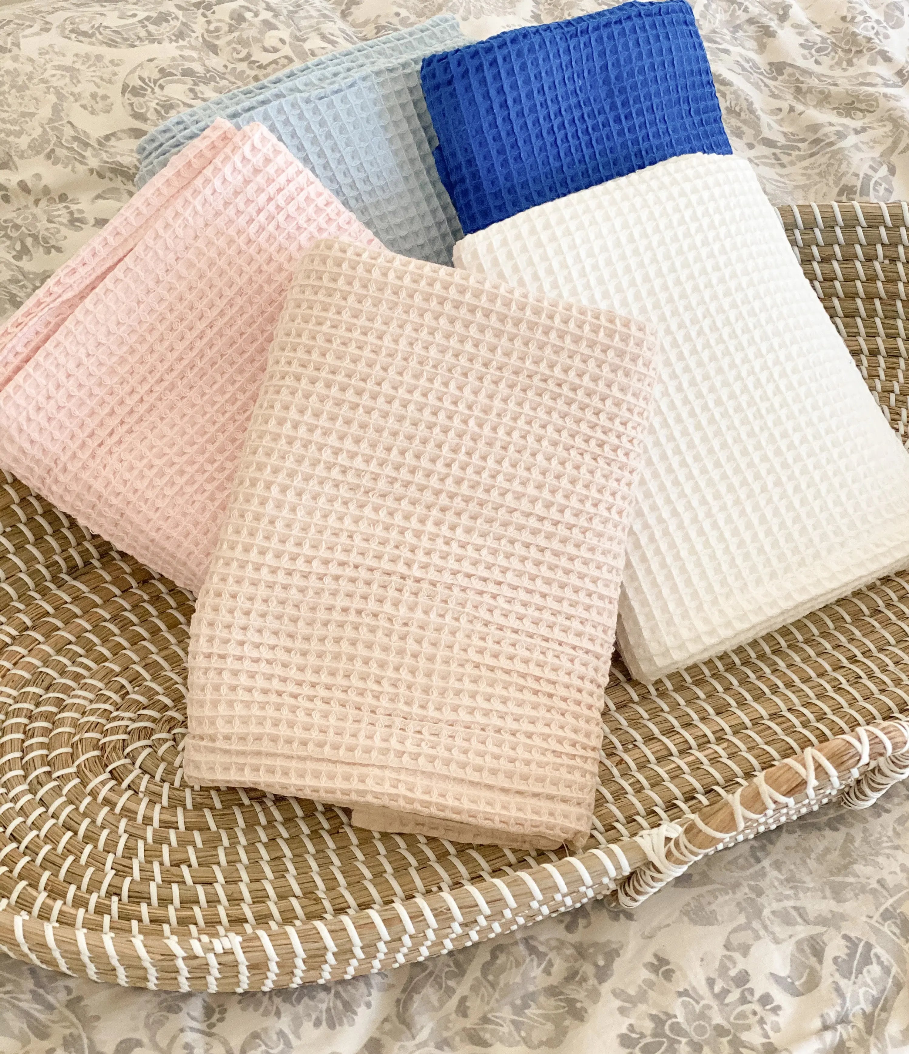 Waffle Blankets - Newborn, Baby, Toddler - 100% Cotton - Stroller Society
