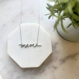Mama Necklace - Silver by Pretty Simple