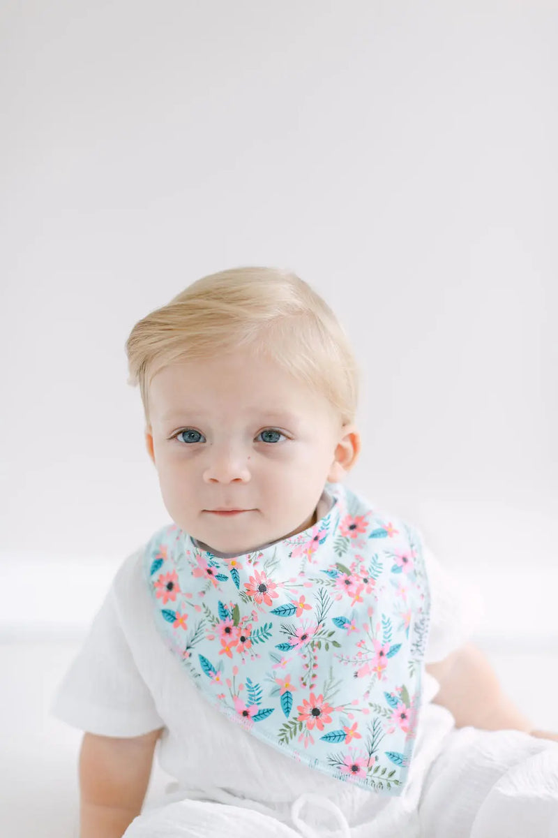 Bandana Bibs - Shore Set - Anchors, Flowers, Flamingos and Boats - Stroller Society