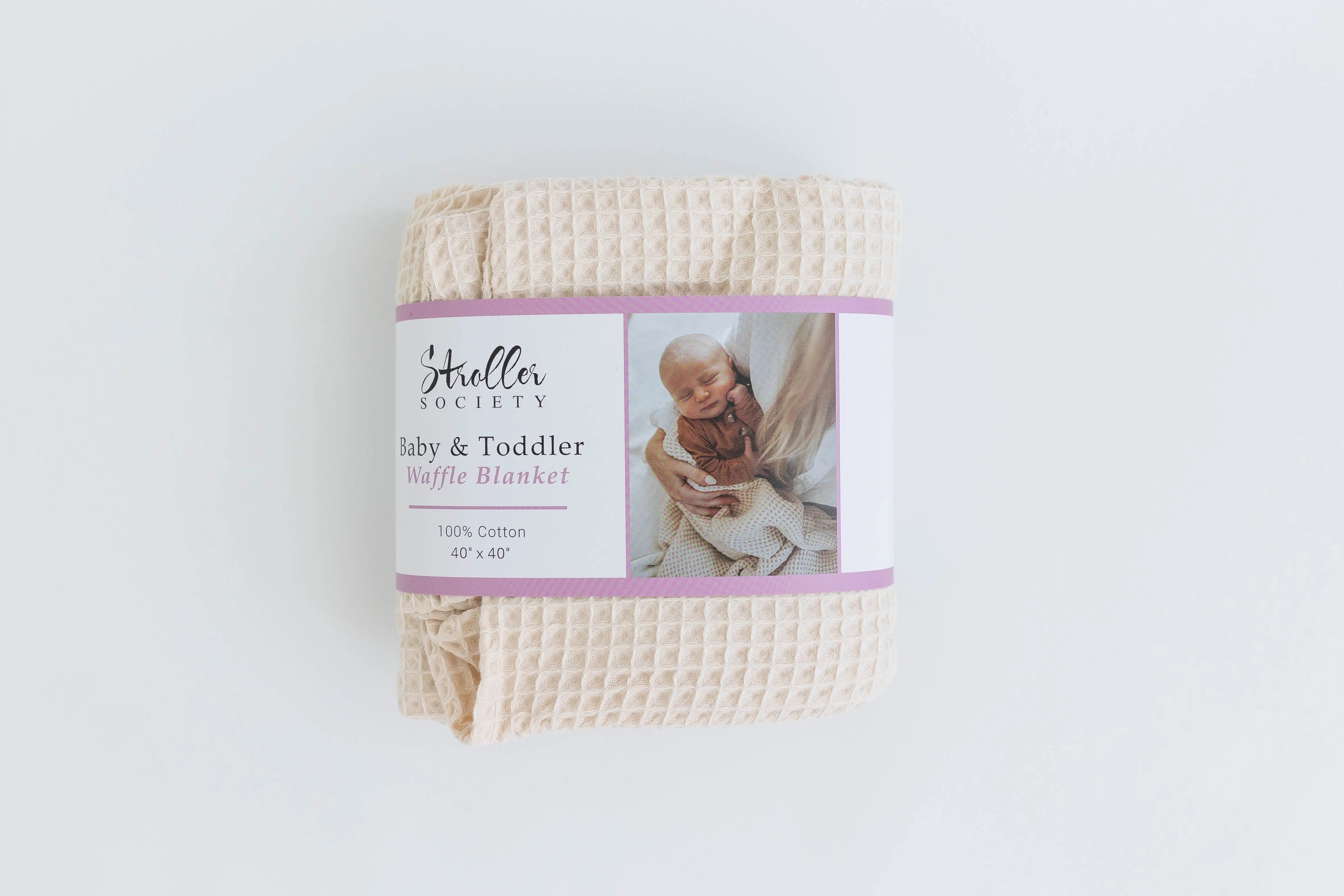 Waffle Blankets - Newborn, Baby, Toddler - 100% Cotton - Stroller Society