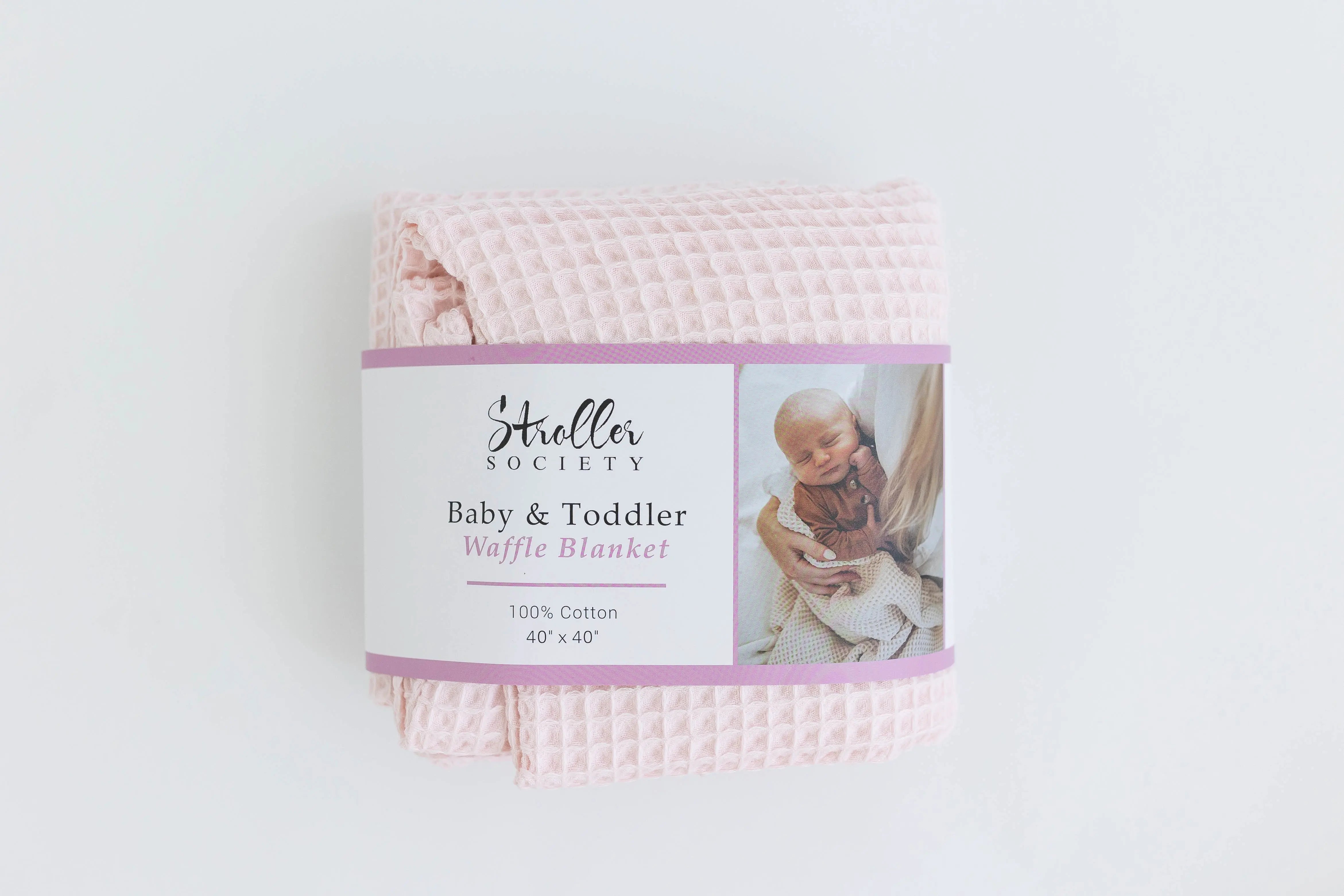 Waffle Blankets - Newborn, Baby, Toddler - 100% Cotton - Stroller Society
