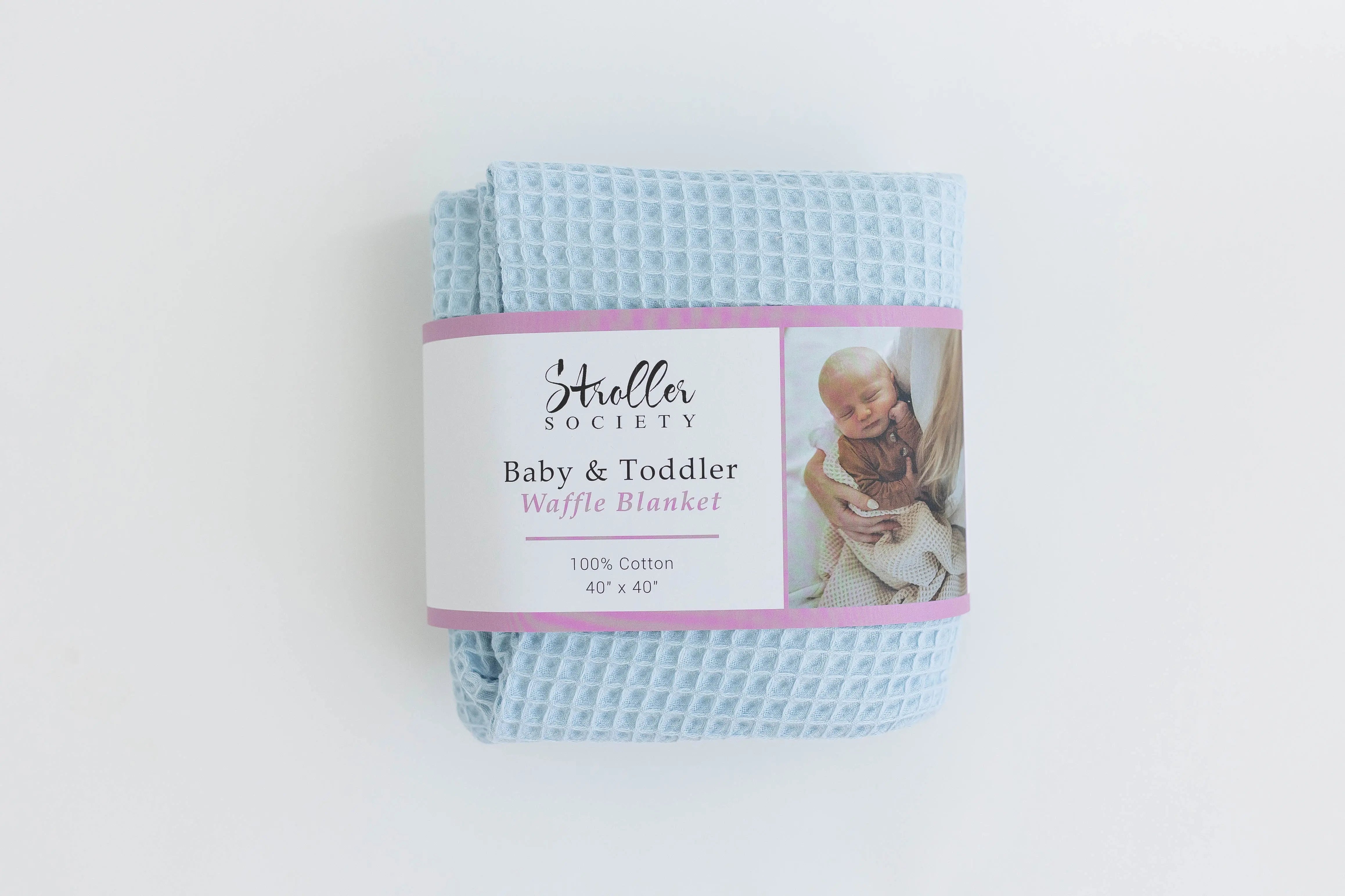 Waffle Blankets - Newborn, Baby, Toddler - 100% Cotton - Stroller Society