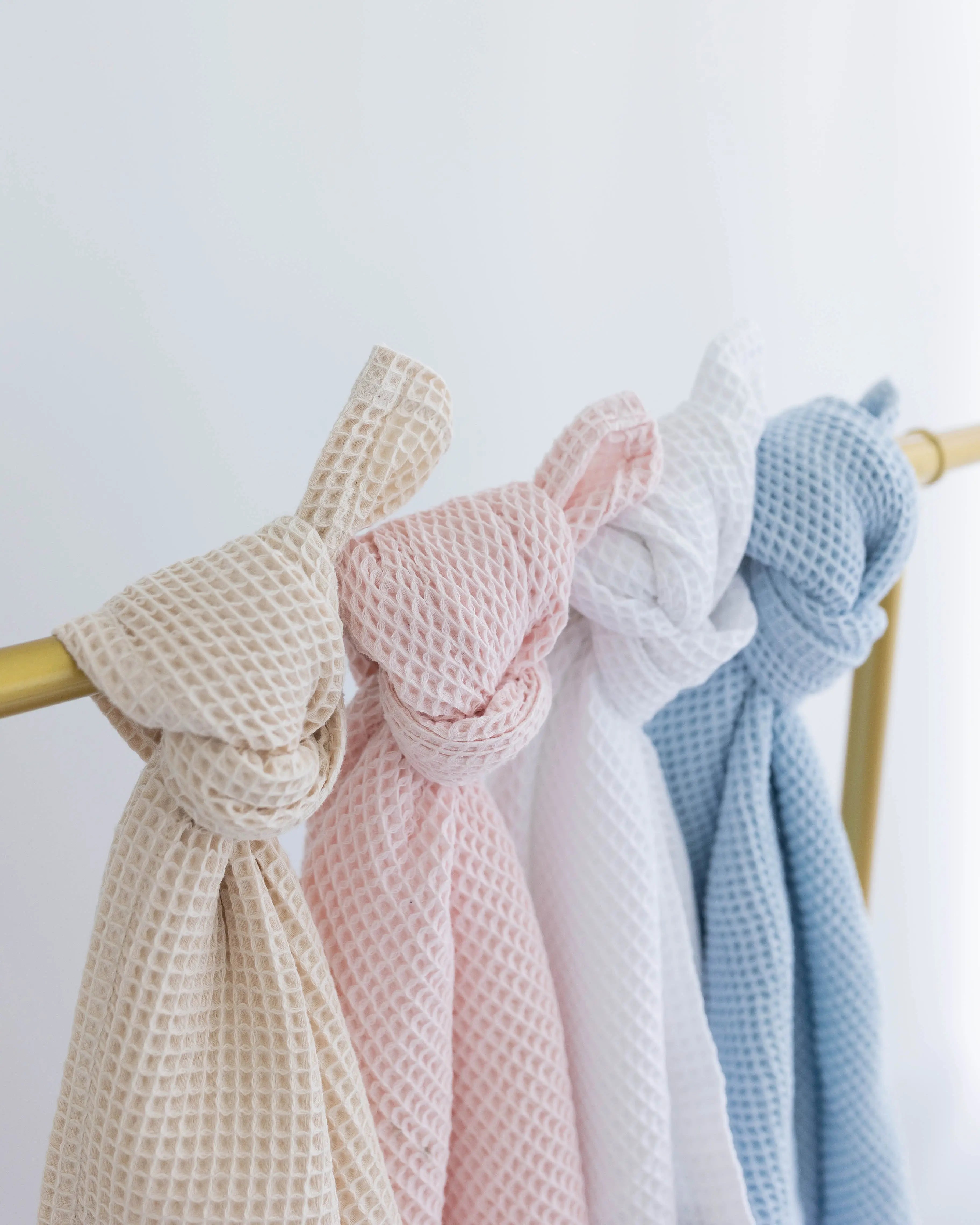 Waffle Blankets - Newborn, Baby, Toddler - 100% Cotton - Stroller Society