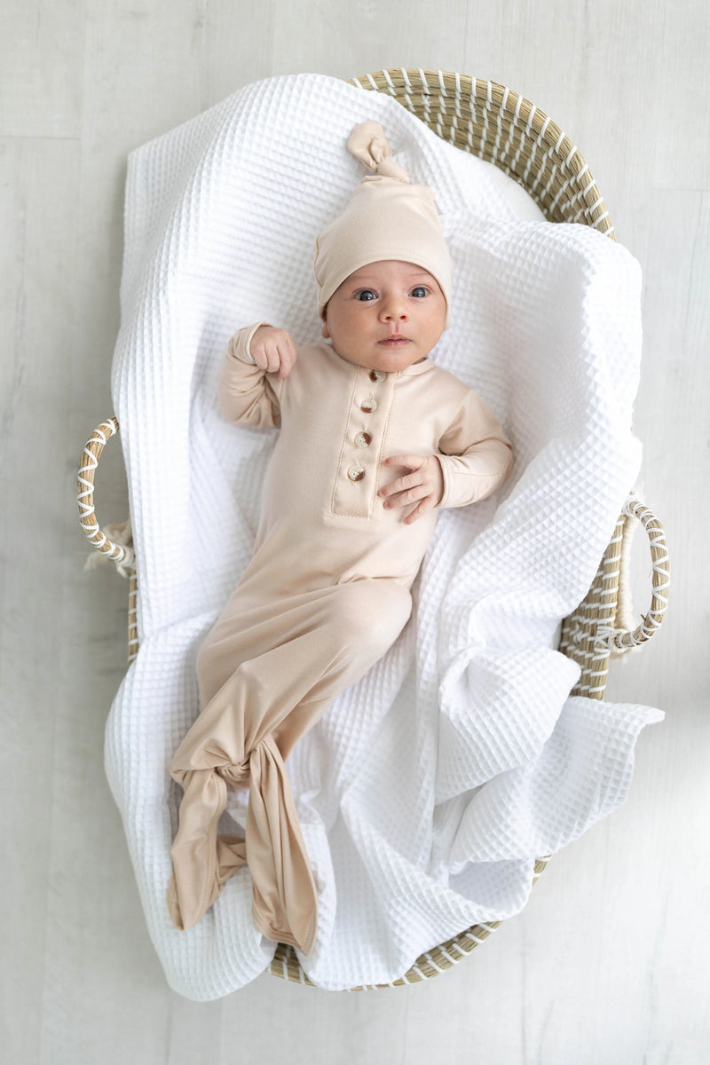 Sand Knotted Baby Gown Set