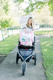 Car Seat Canopy and Breastfeeding Cover - Flora - Stroller Society