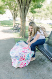 Car Seat Canopy and Breastfeeding Cover - Flora - Stroller Society