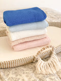 Waffle Blankets - Newborn, Baby, Toddler - 100% Cotton - Stroller Society