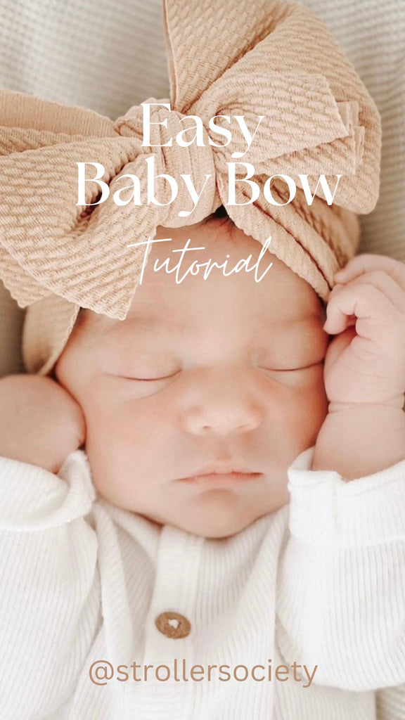 Easy Baby Bow Tutorial