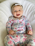 take home set for baby girl flower outfit