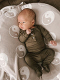 Newborn outfit for hospital take me home outfit for baby boy army green