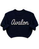 Pre-Order Personalized Kids Sweater | Custom Embroidered Baby, Toddler, Kids Sweater