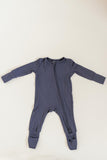 Bamboo Baby Convertible Jumpsuit 0-3 Months - Navy Blue