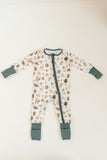 Bamboo Baby Convertible Jumpsuit 0-3 Months - Forest