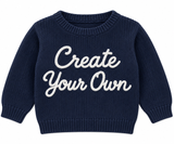 Pre-Order Personalized Kids Sweater | Custom Embroidered Baby Sweater, Toddler, Kids Sweater