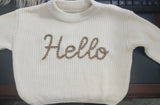 Pre-Order Personalized Kids Sweater | Custom Embroidered Baby, Toddler, Kids Sweater