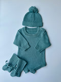 Baby Sweater Set with Hat & Booties – 0-3 months