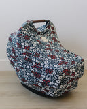 Americana Floral Ribbed Bamboo Multi-Use Cover