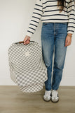 Light Green Checkered Bamboo Multi-Use Cover
