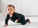 Top and Bottom Outfit and Hat Set (Newborn-12 months sizes) Black - Stroller Society  
