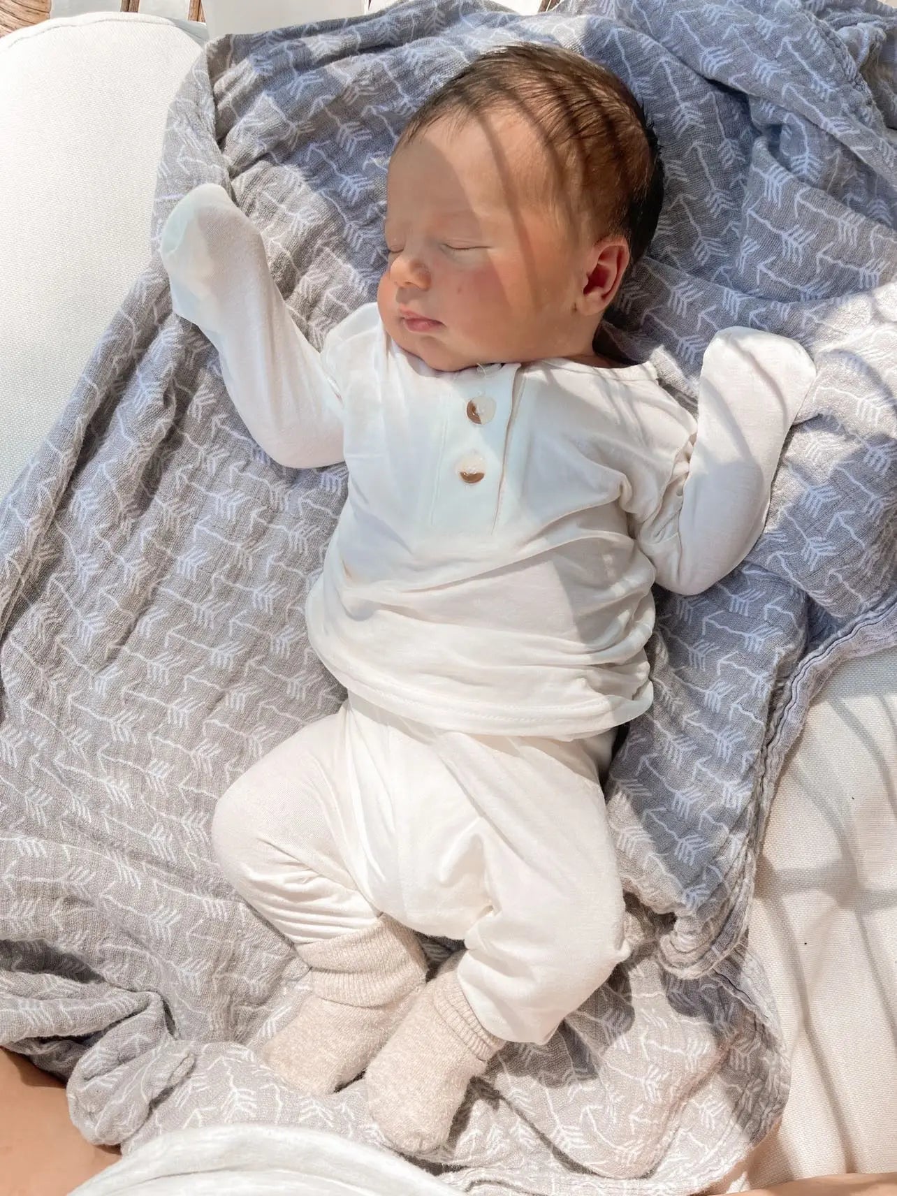 White Newborn Outfit Baby Coming Home Outfit (Newborn 12 months) 3-6 m