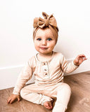 Beige Baby Bow