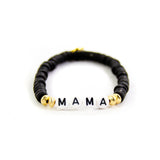 Black Mama Heishi Bracelet by Savvy Bling