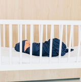 Swaddle Blanket and Hat Set - Navy Blue - Stroller Society  