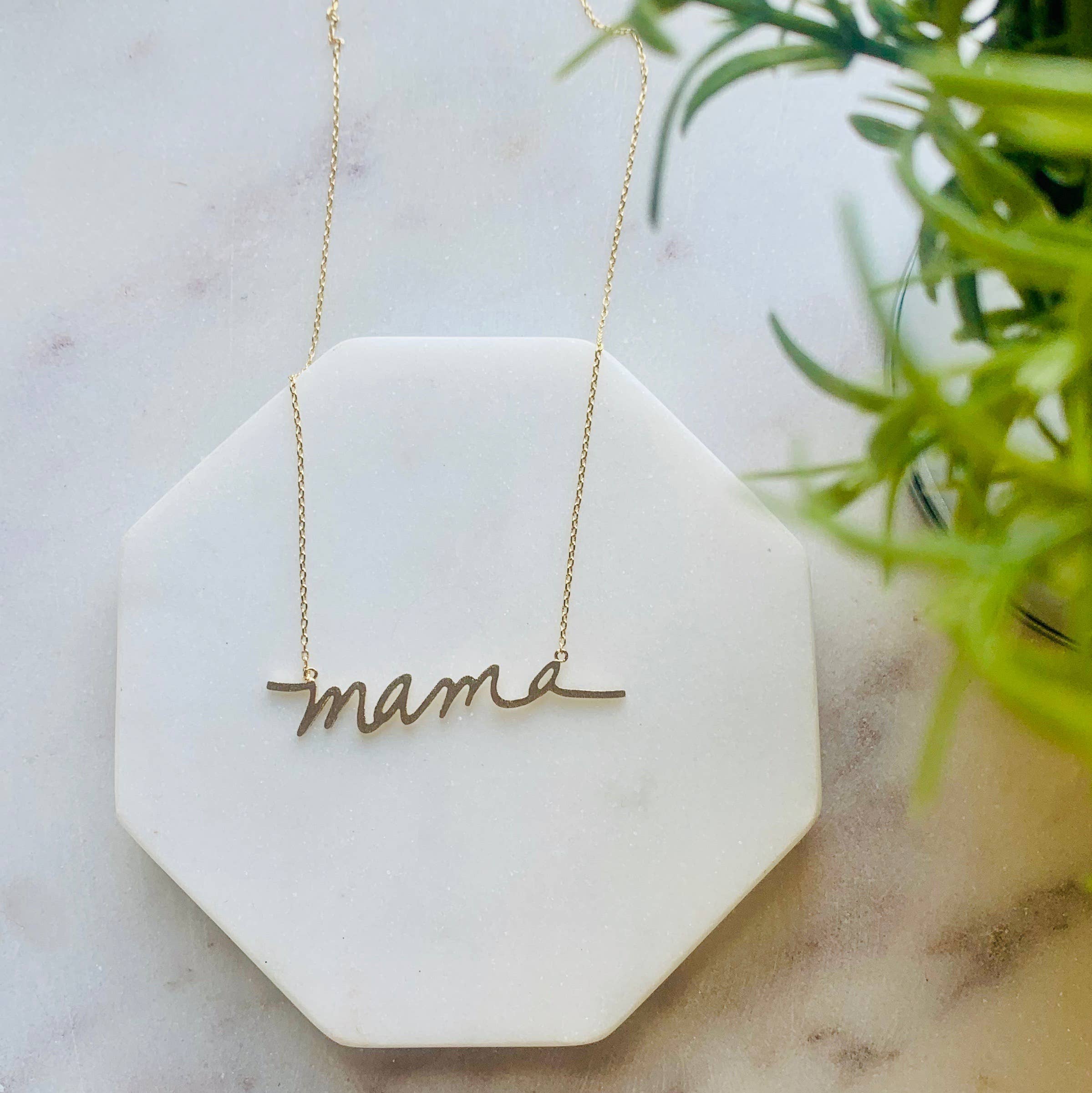 Mama Necklace - Gold by Pretty Simple