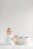 Diaper Caddy Organizer - Black Zig Zag