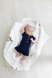 Baby Romper - (Newborn-12 months) White, Navy Blue, Pink