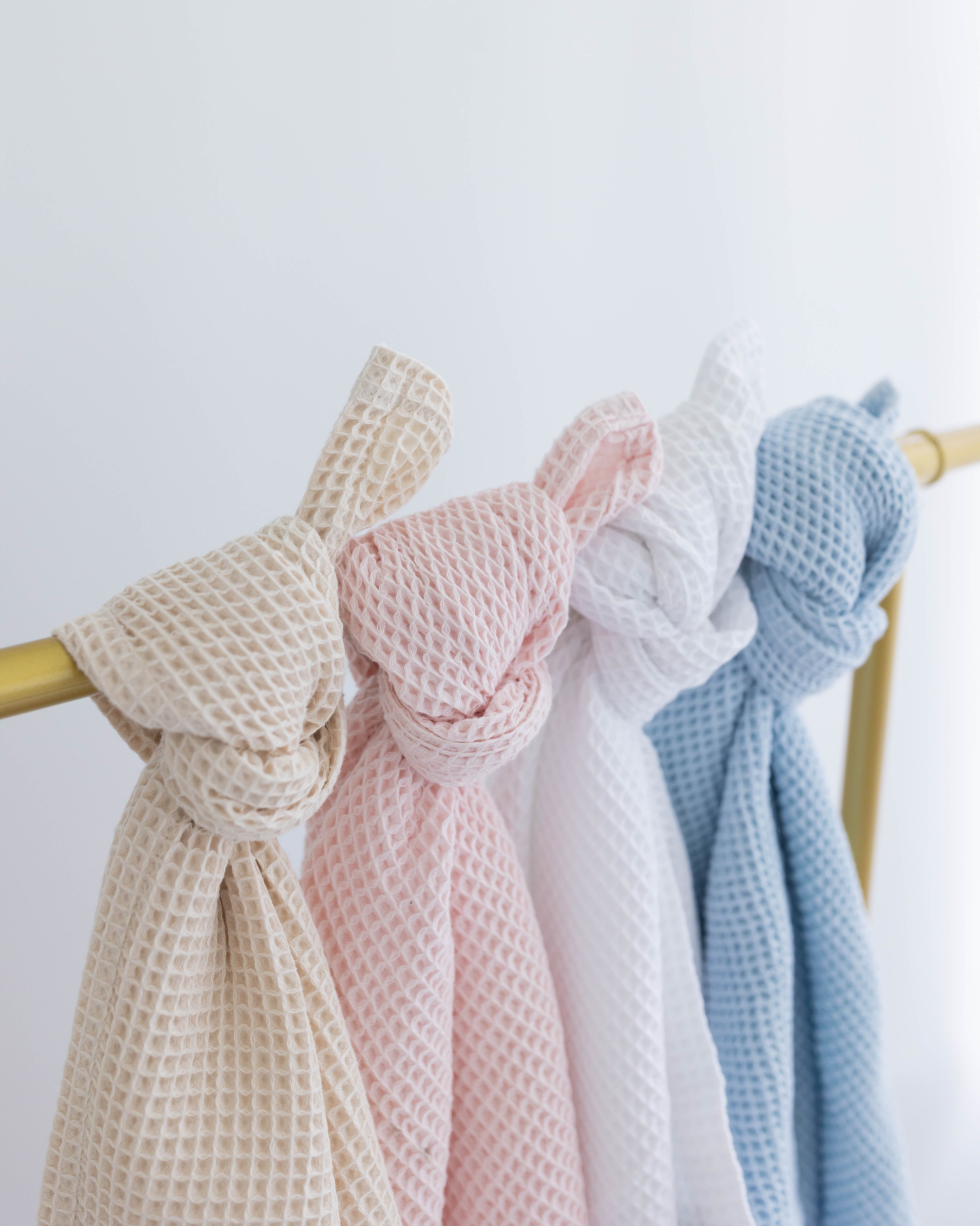 Cherub's Blanket Organic Cotton Hand Towels for Kitchen or Bath - Set