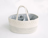 Diaper Caddy Organizer - Black Zig Zag