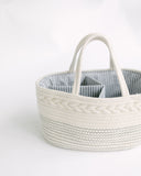 Diaper Caddy Organizer - Black Zig Zag