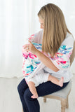 Car Seat Canopy and Breastfeeding Cover - Flora