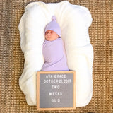 Baby Girl Blanket And Hat Bundle
